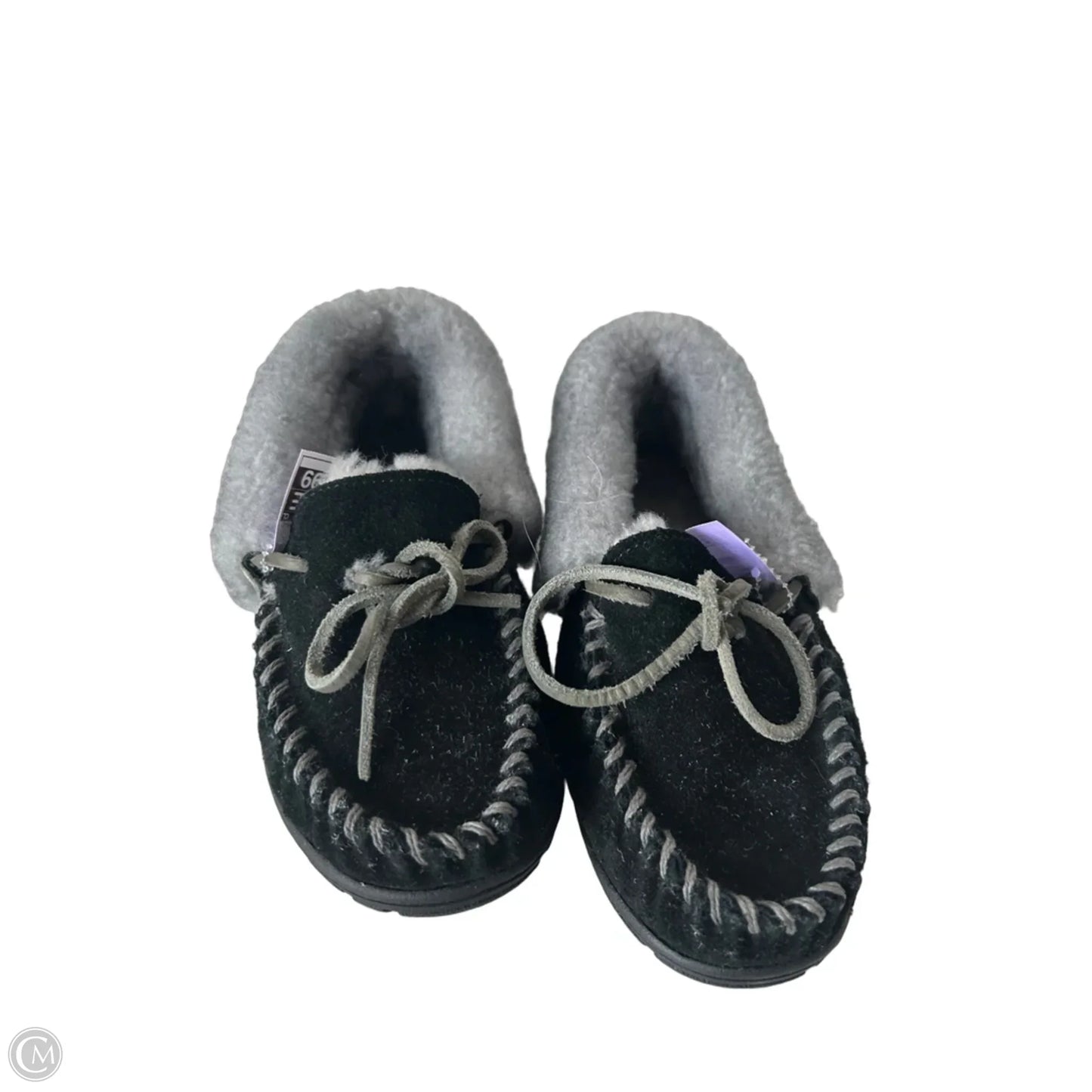 Slippers By L.l. Bean In Black & Grey, Size: 5