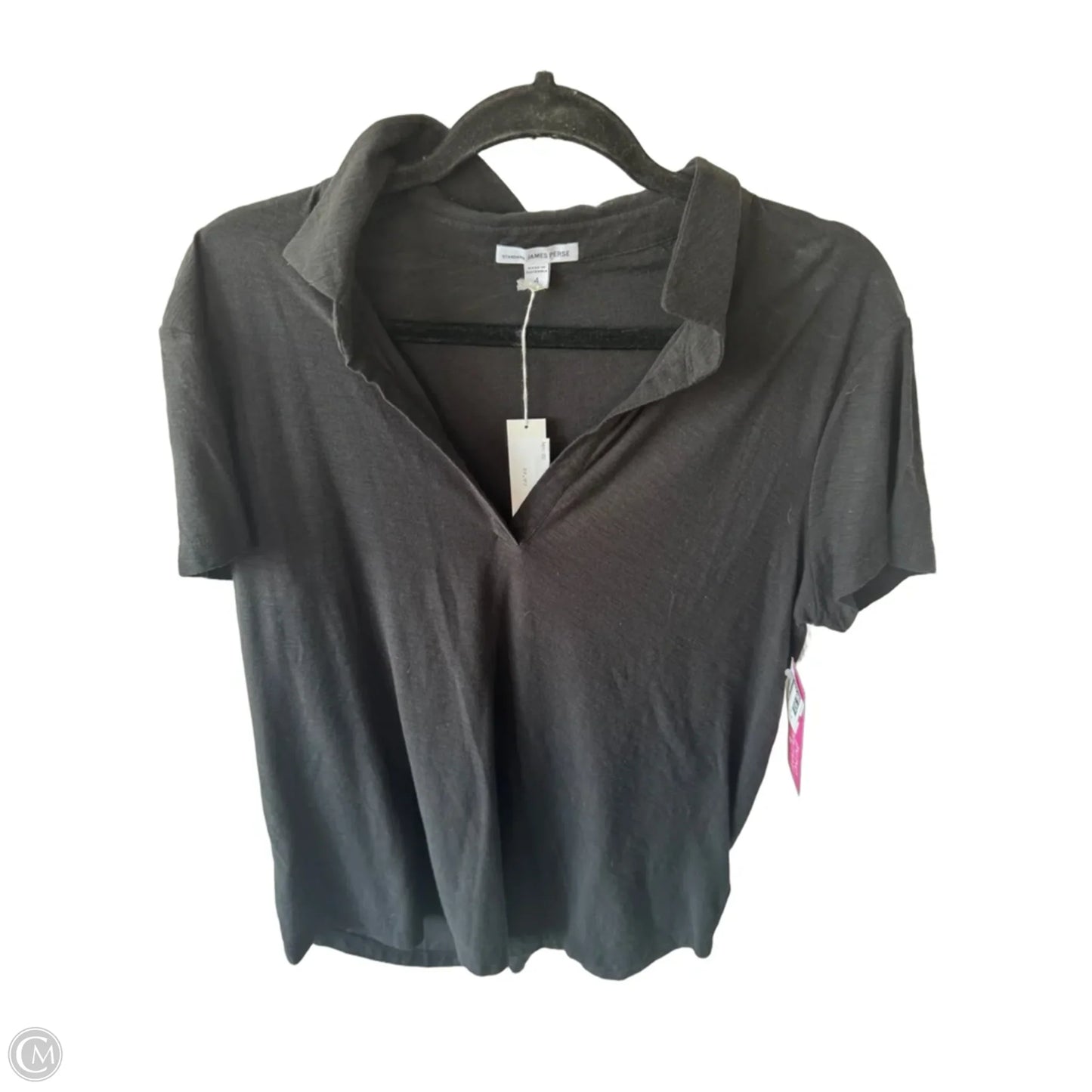 Top Short Sleeve By James Perse In Black, Size: Xl