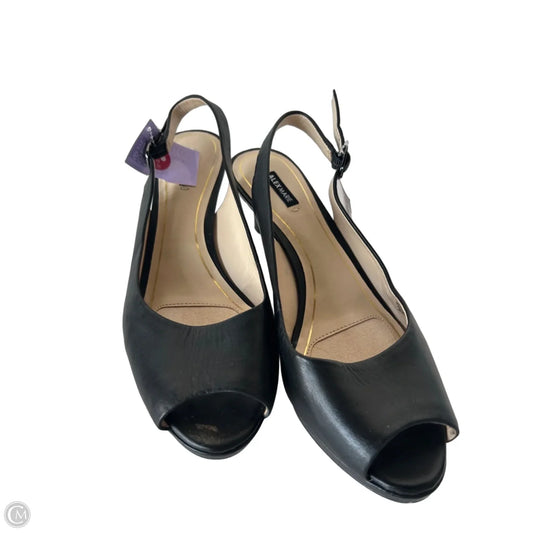 Sandals Heels Kitten By Alex Marie In Black, Size: 9.5