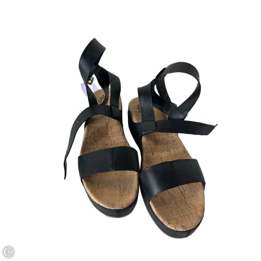 Sandals Flats By Kork Ease In Black, Size: 9