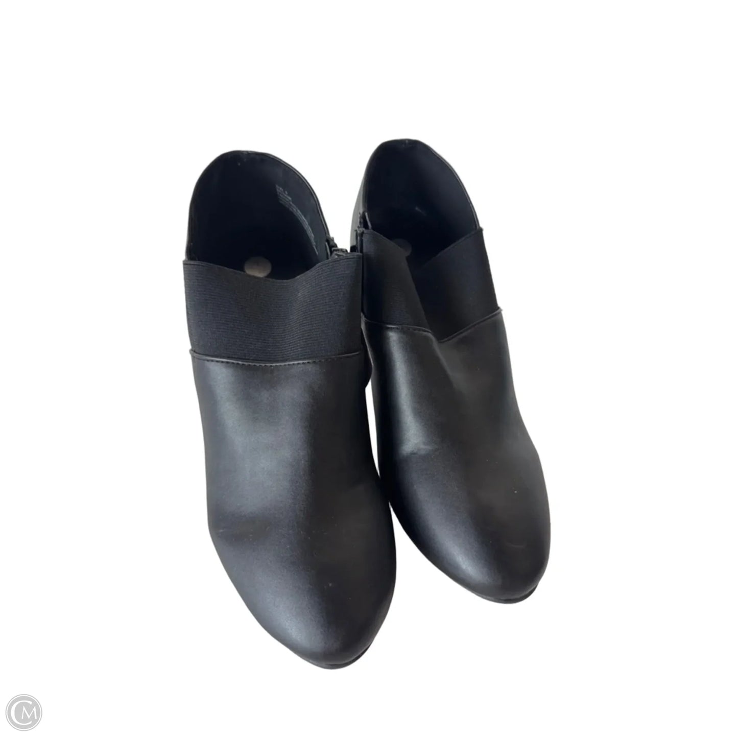 Boots Ankle Heels By Dressbarn In Black, Size: 9