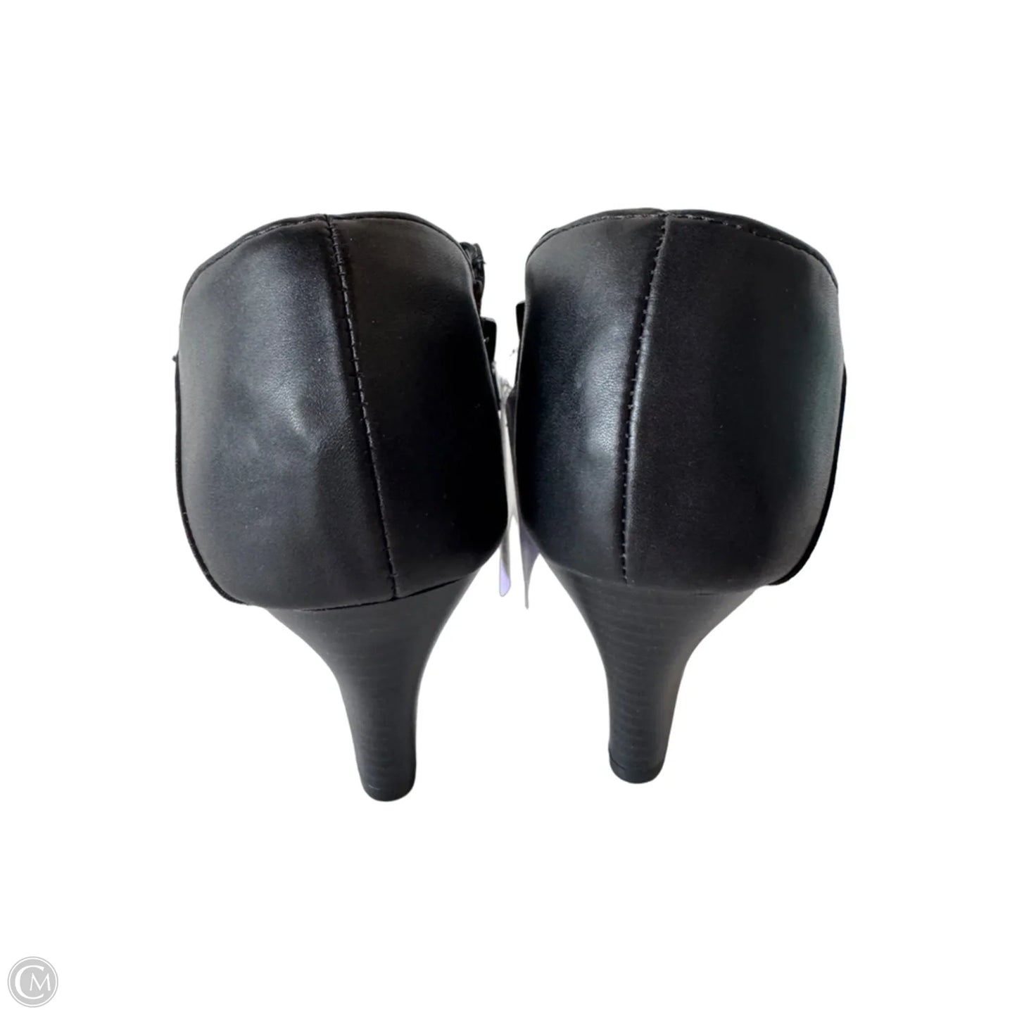 Boots Ankle Heels By Dressbarn In Black, Size: 9