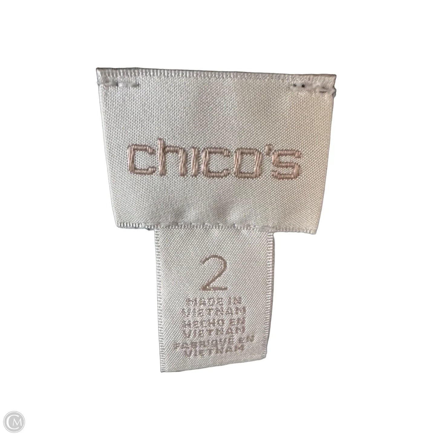 Dress Work By Chicos In Blue & White, Size: L