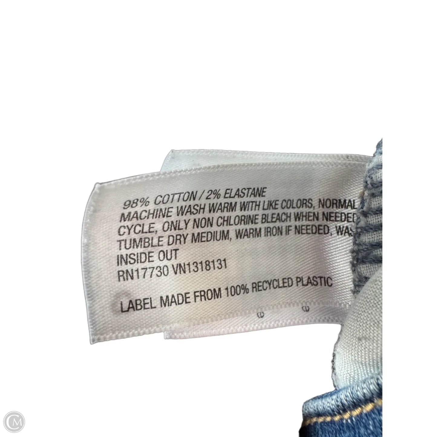 Jeans Straight By Universal Standard In Blue Denim, Size: 4