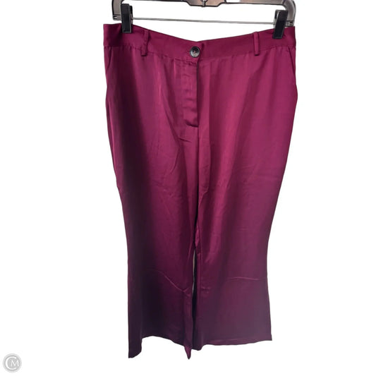 Pants Wide Leg By Aakaa In Red, Size: 12