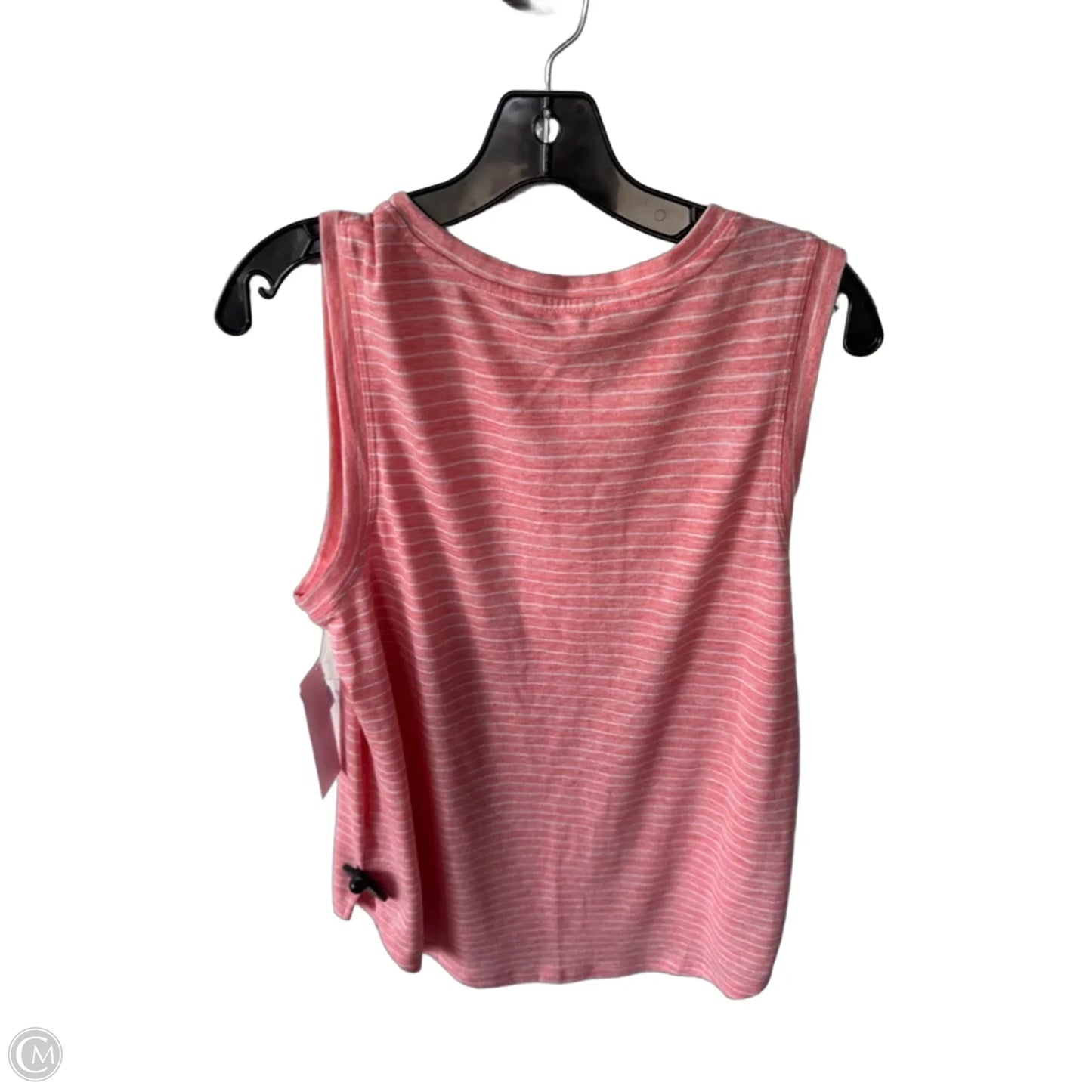 Athletic Tank Top By Athleta In Orange & White, Size: L