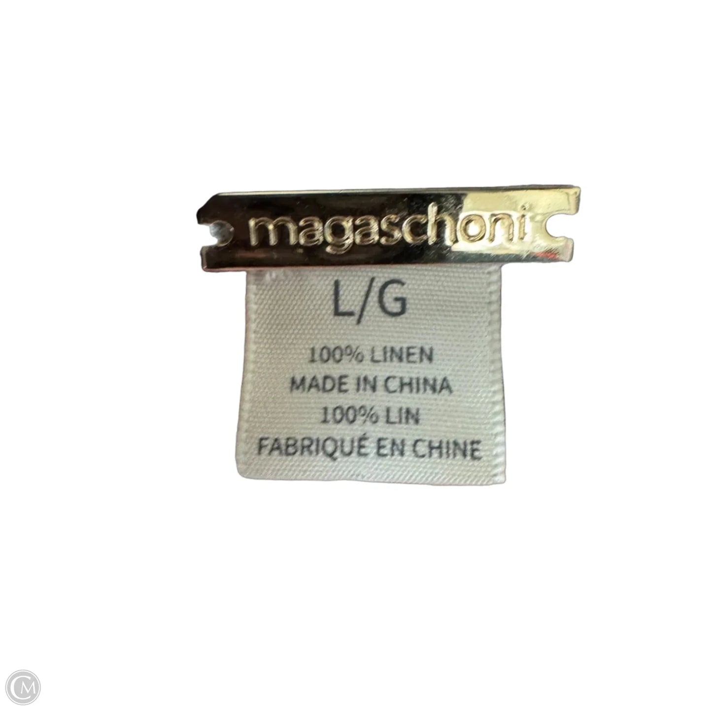 Tunic Long Sleeve By Magaschoni In Orange & Pink, Size: L
