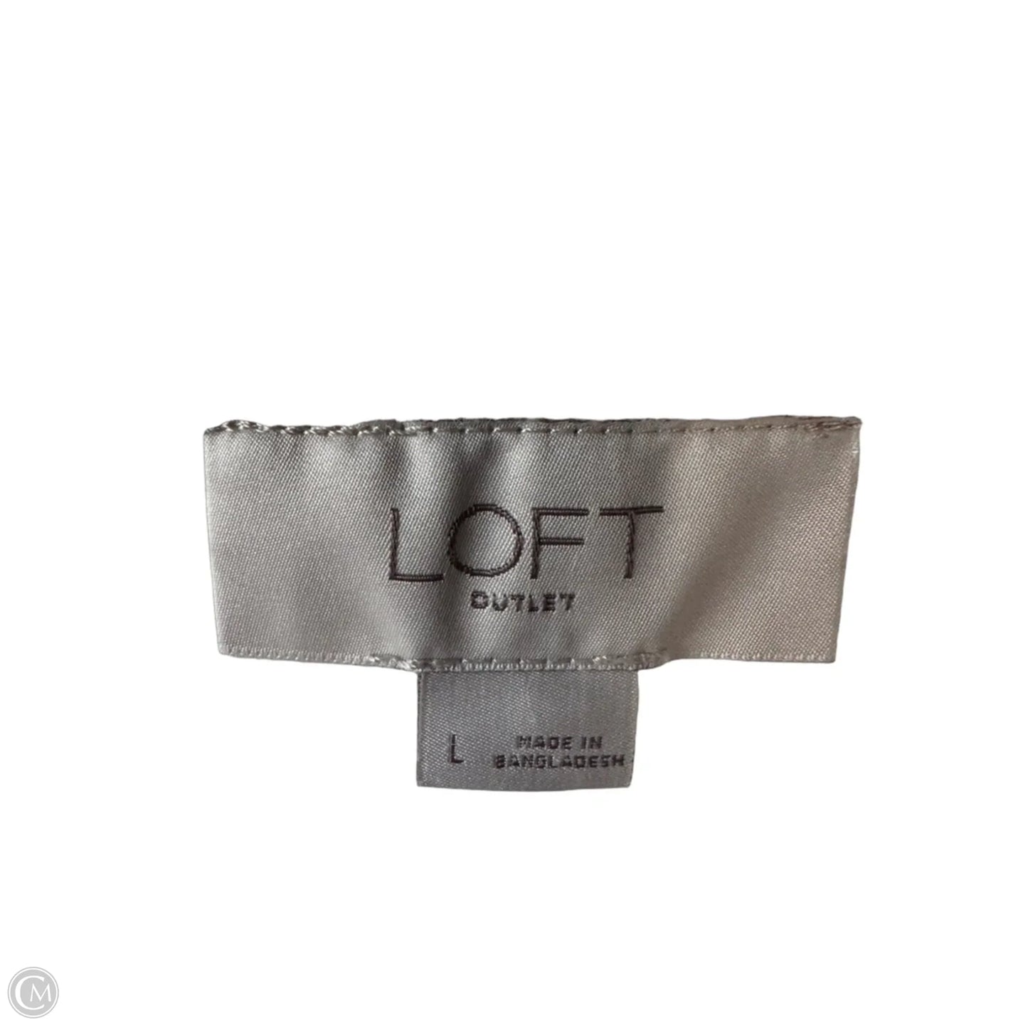 Sweater By Loft In White, Size: L