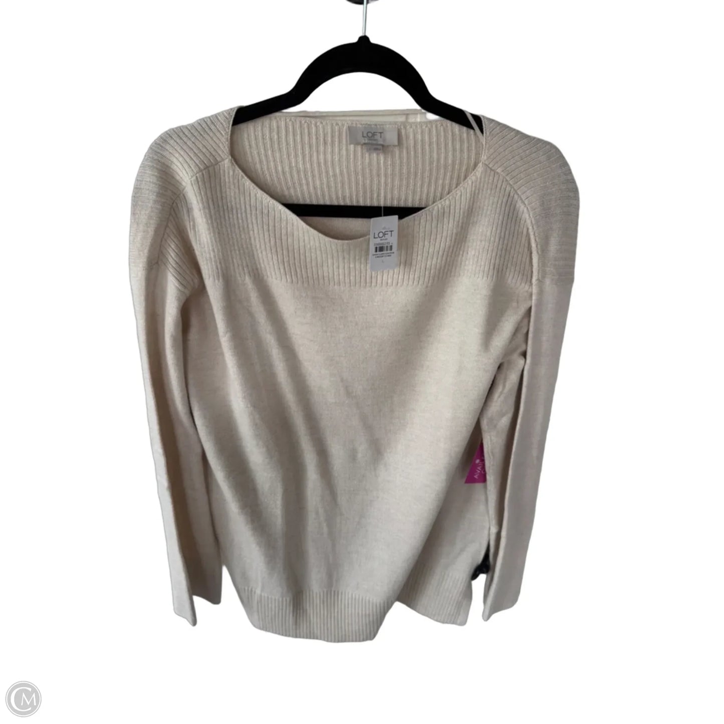Sweater By Loft In Tan, Size: L