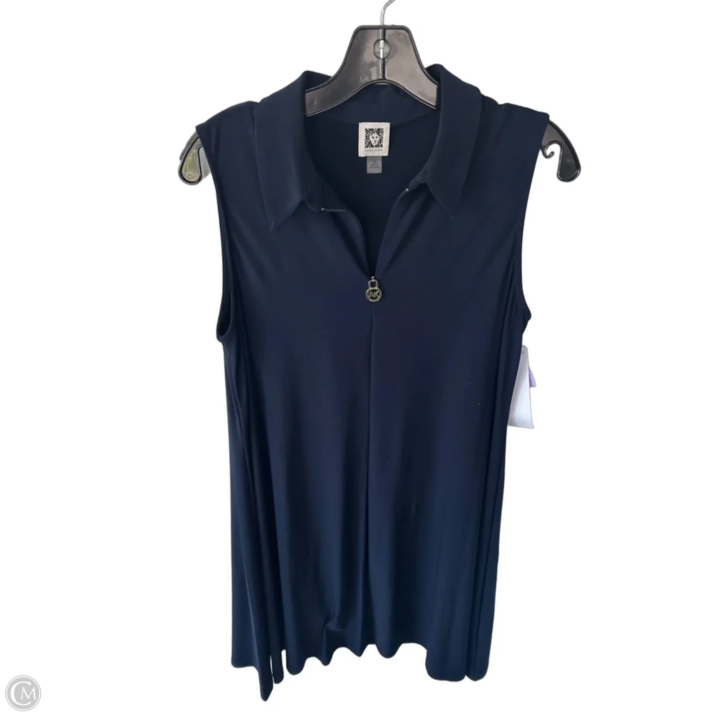 Dress Work By Anne Klein In Navy, Size: M