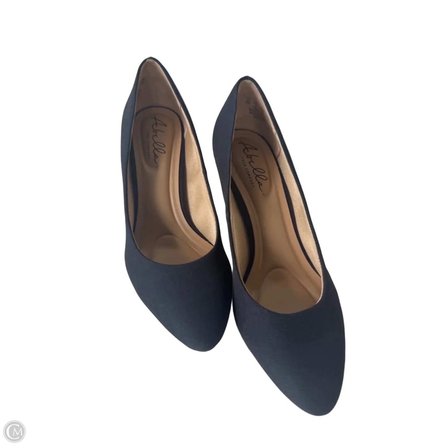 Shoes Heels Block By Abella In Navy, Size: 8