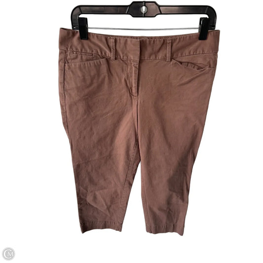 Pants Cropped By Loft In Brown, Size: 6
