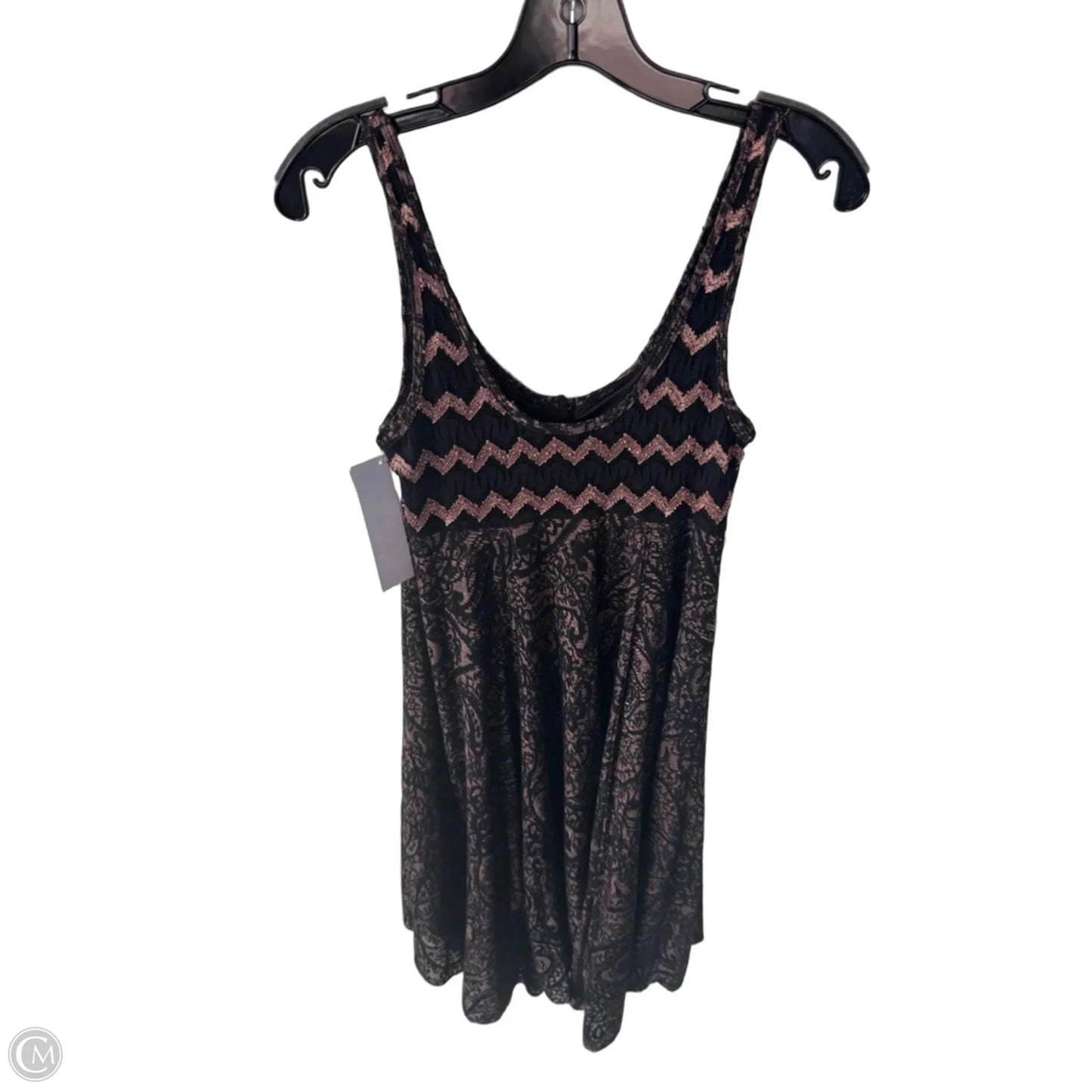 Dress Party Midi By Hazel In Black & Pink, Size: S