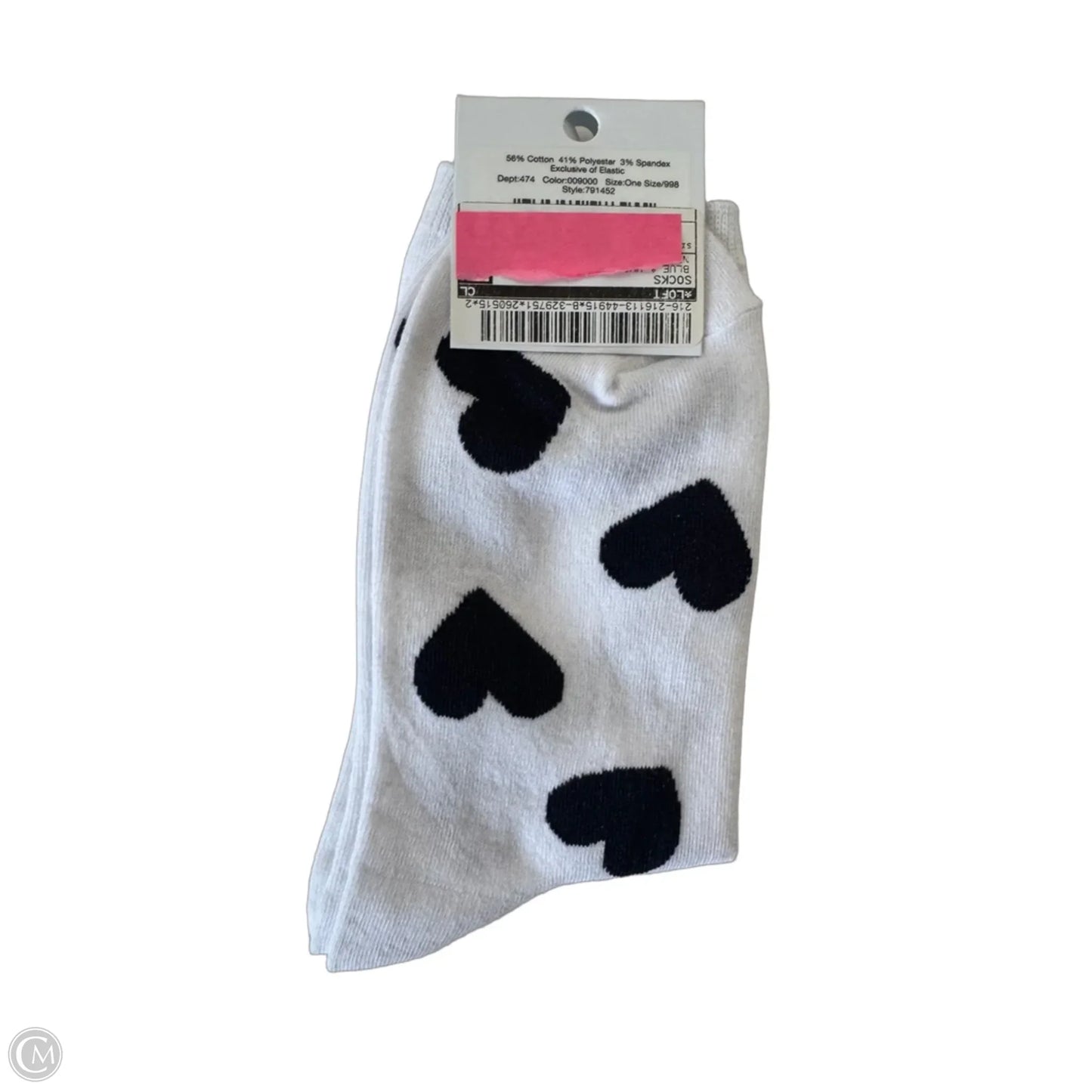 Socks By Loft In Blue & White, Size: Osfm