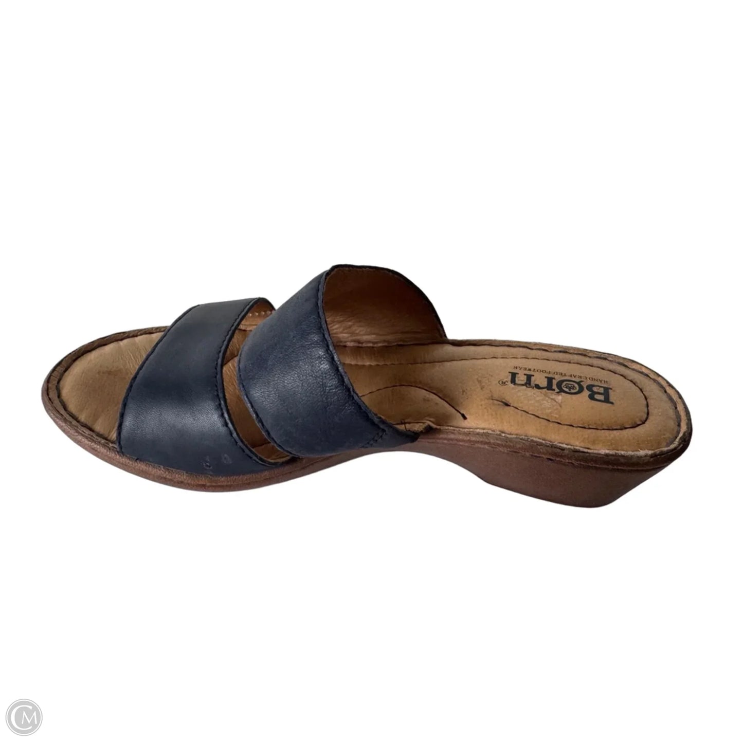 Sandals Heels Wedge By Born In Blue & Tan, Size: 8