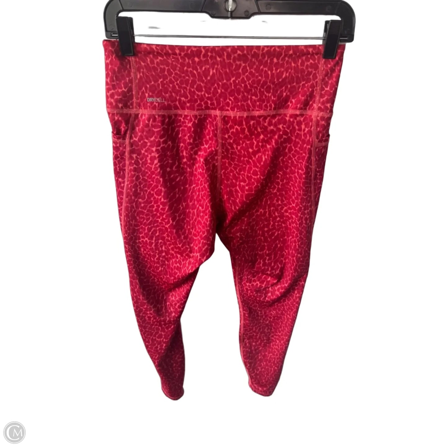 Athletic Leggings By Puma In Orange & Red, Size: 8