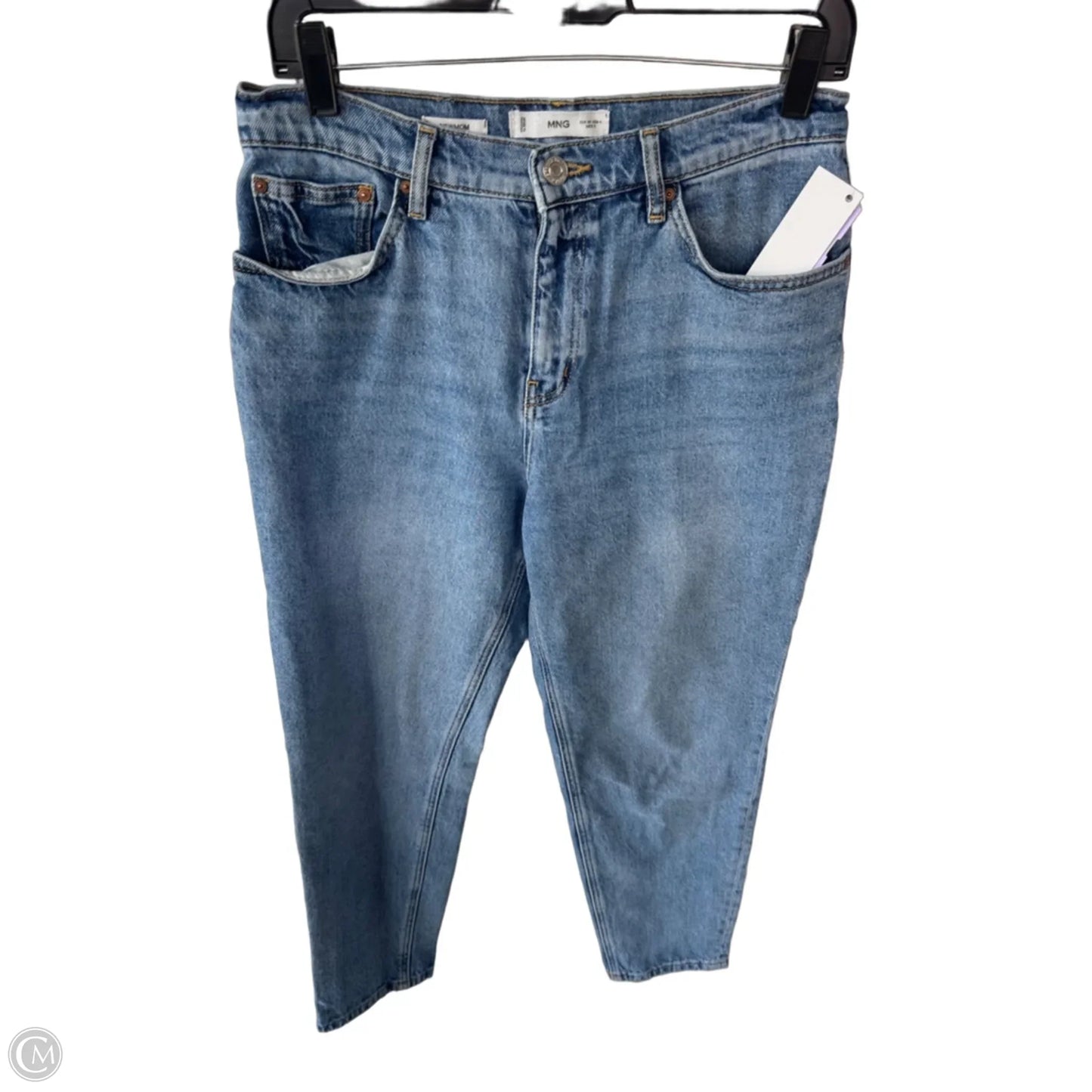 Jeans Straight By Mng In Blue Denim, Size: 6