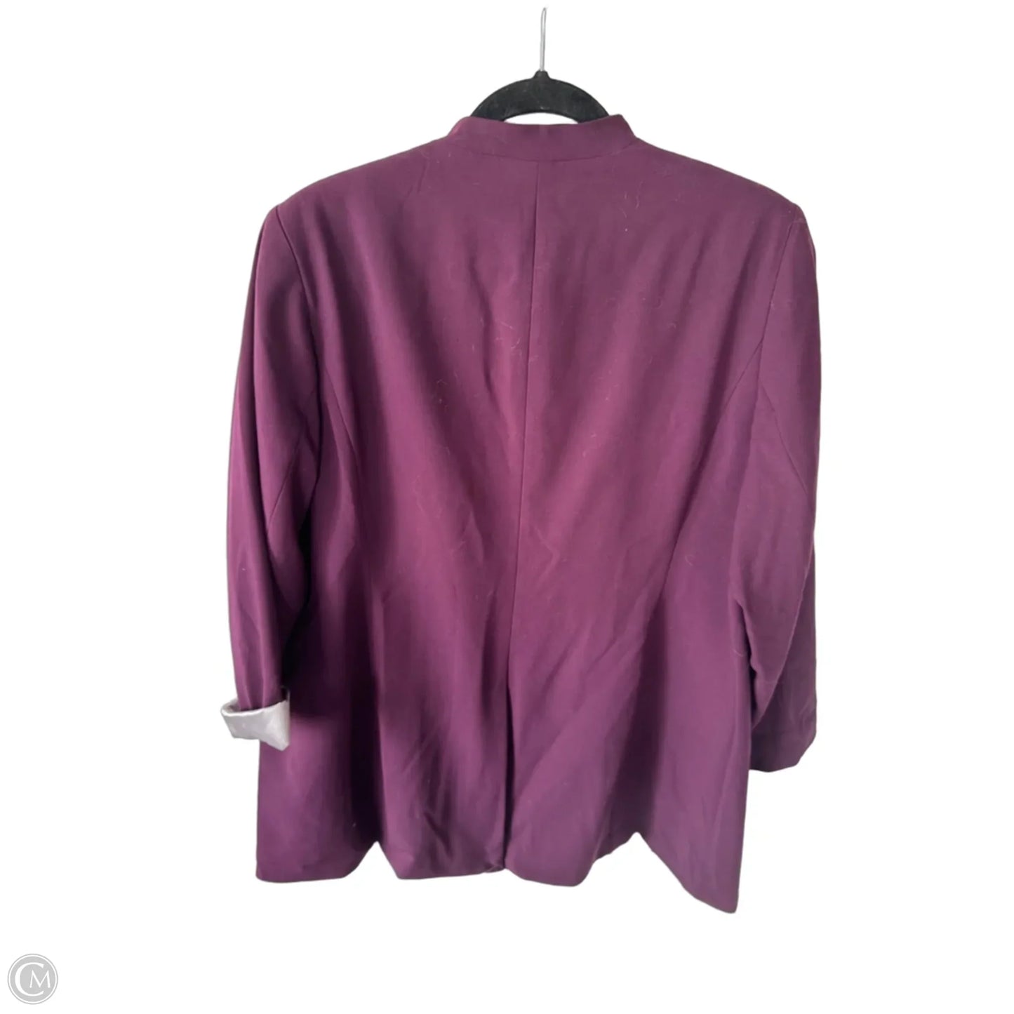Blazer By Calvin Klein In Purple, Size: Xl