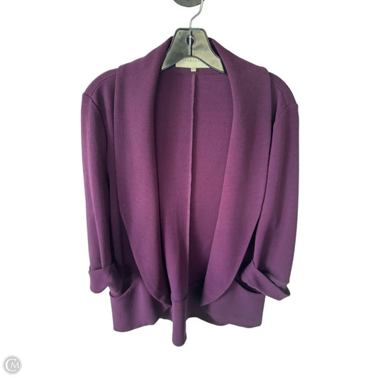 Blazer By Clothes Mentor In Purple, Size: Xl