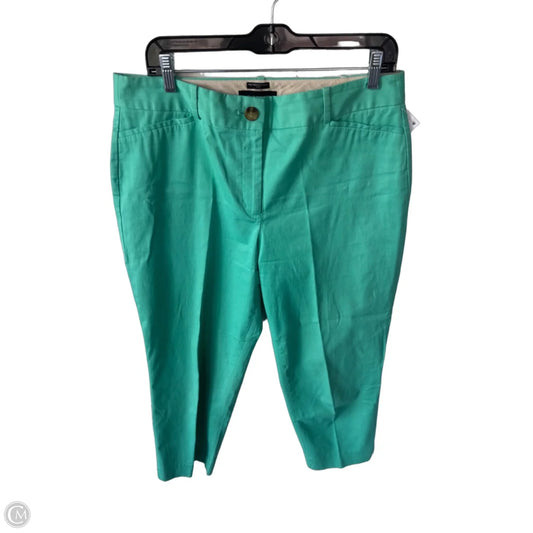 Pants Cropped By Talbots In Green, Size: 10
