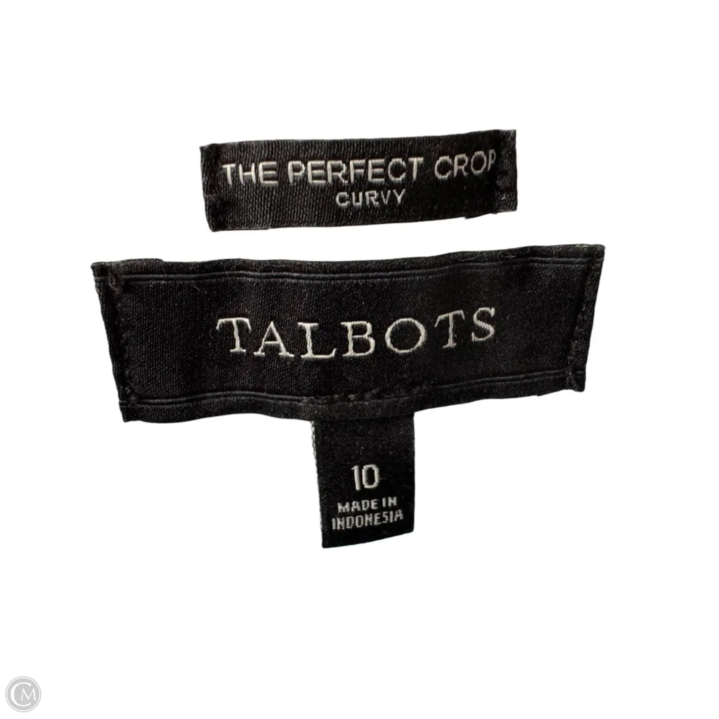 Pants Cropped By Talbots In Green, Size: 10