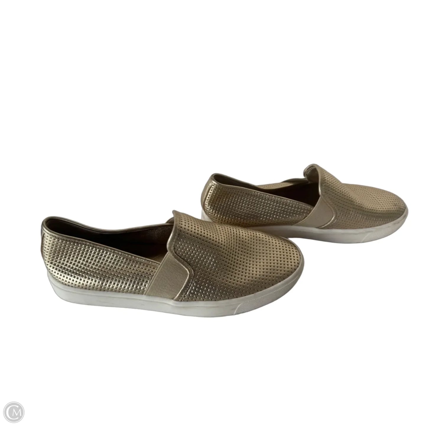 Shoes Sneakers By Vince In Gold, Size: 6.5