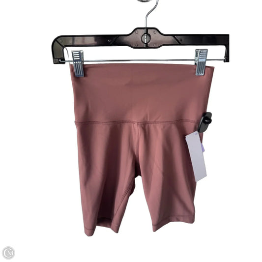 Athletic Shorts By Lululemon In Pink, Size: 4