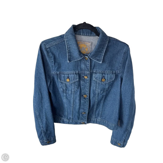Jacket Denim By Michael By Michael Kors In Blue Denim, Size: L