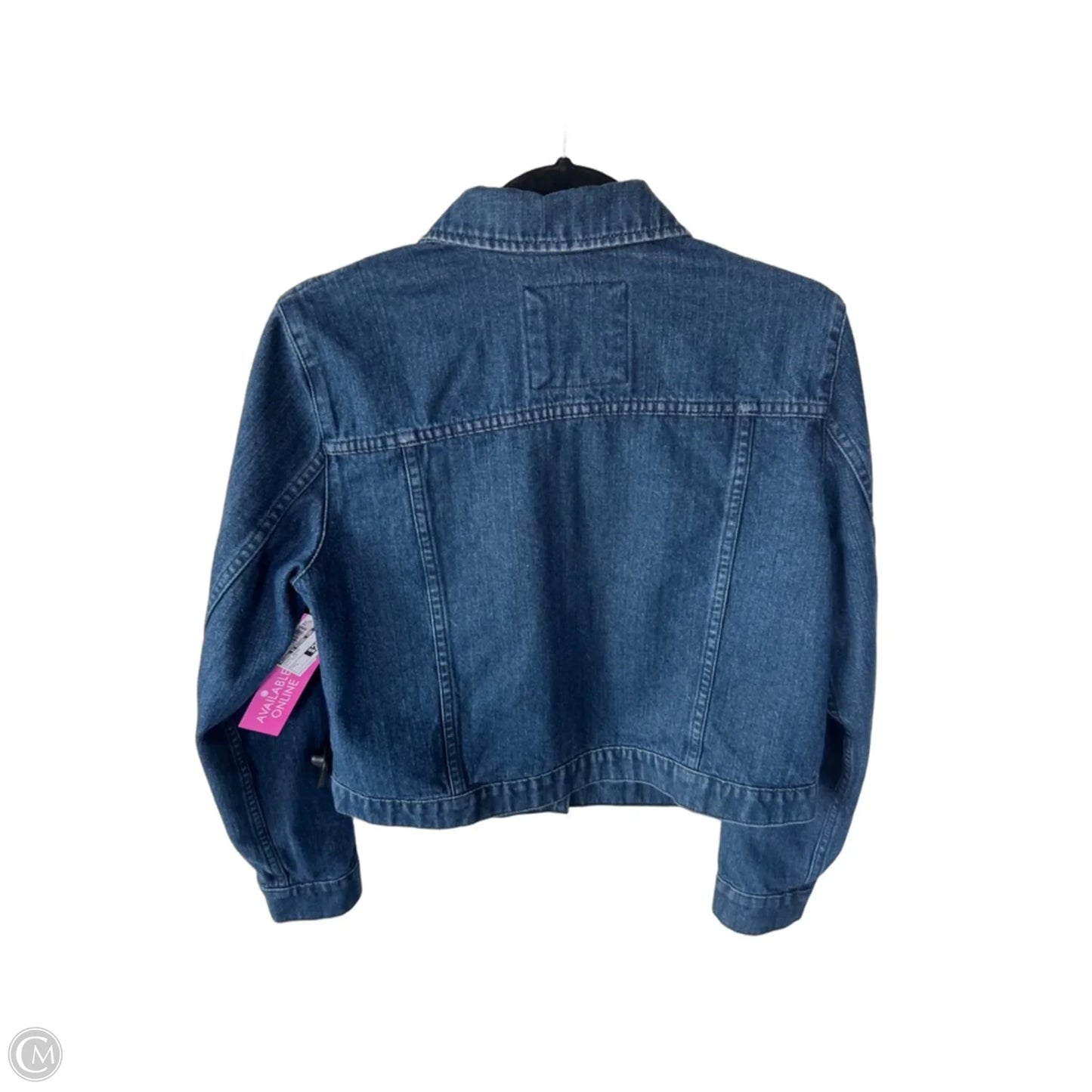 Jacket Denim By Michael By Michael Kors In Blue Denim, Size: L