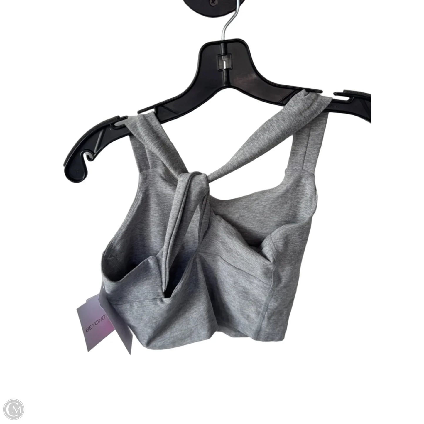 Athletic Bra By Beyond Yoga In Grey, Size: S