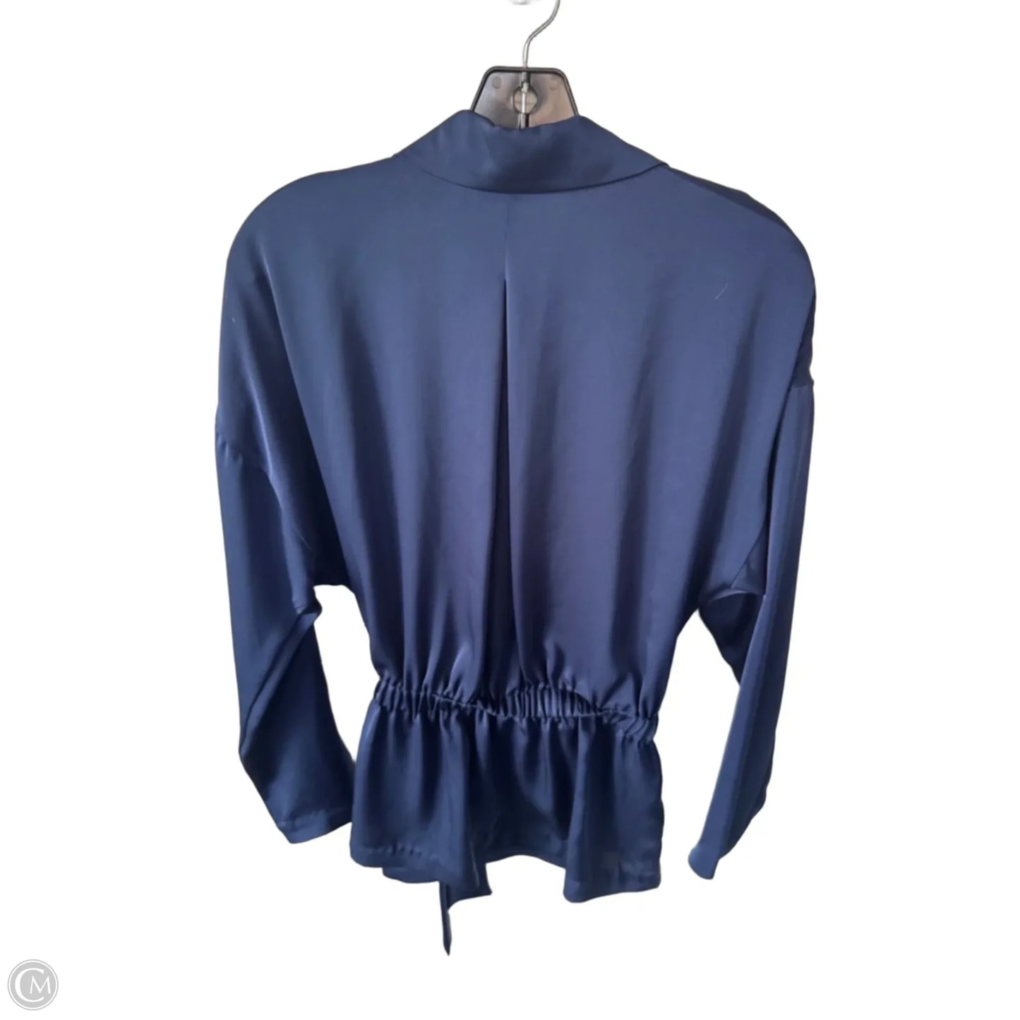 Blouse Long Sleeve By Ramy Brook In Navy, Size: Xs