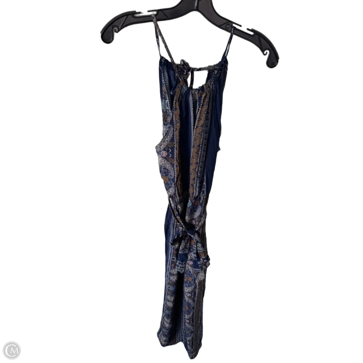Jumpsuit By Buckle Black In Blue & Gold, Size: S