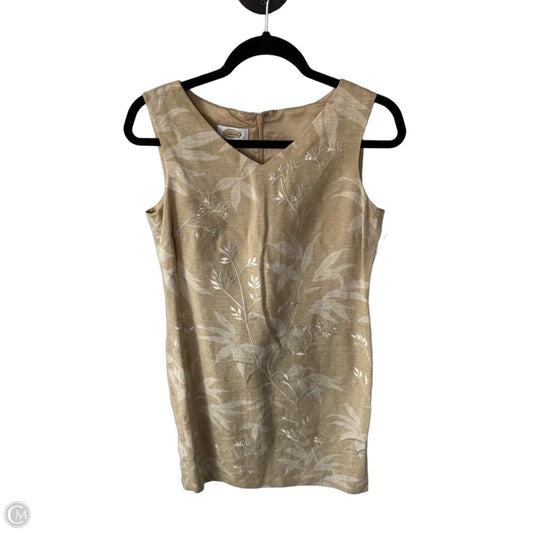 Dress Work By Talbots In Tan, Size: S