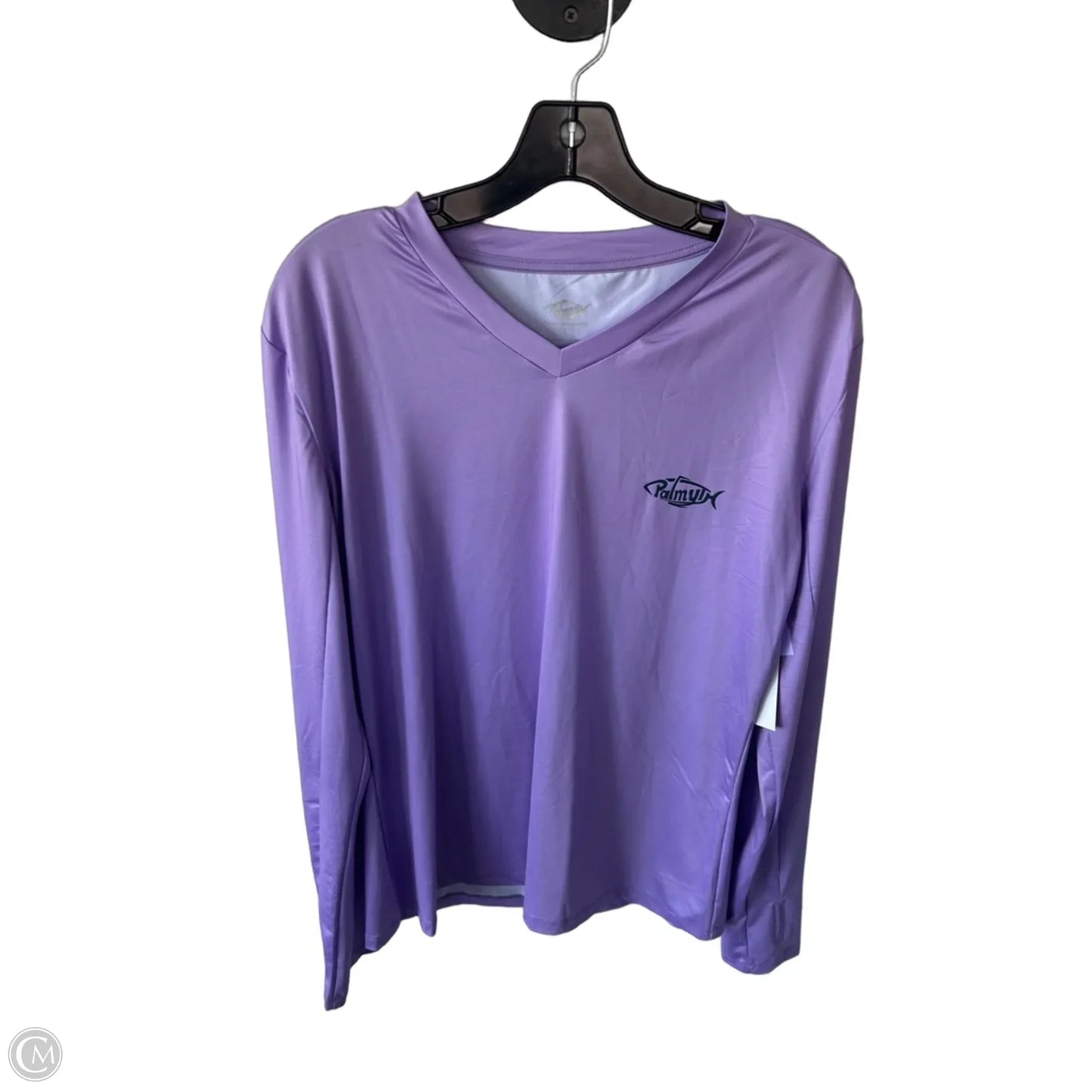 Athletic Top Long Sleeve Crewneck By Cmc In Purple, Size: L
