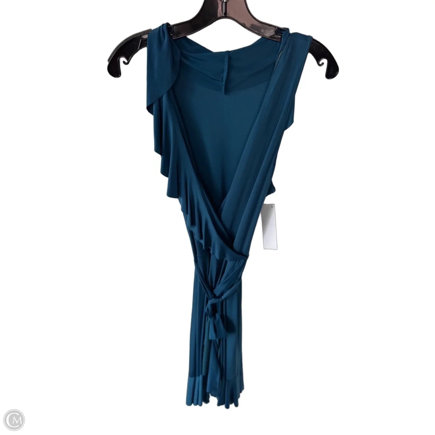 Dress Party Midi By Clothes Mentor In Teal, Size: M