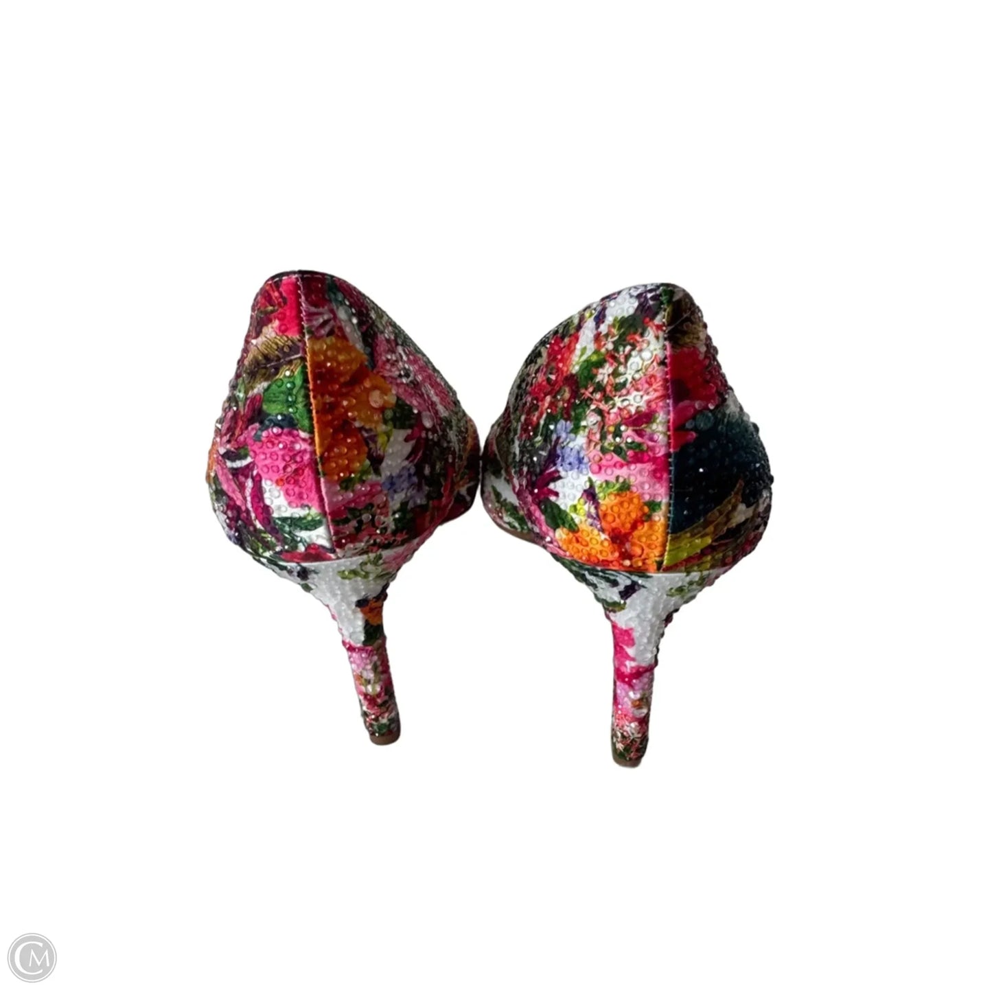 Shoes Heels Stiletto By Jessica Simpson In Floral Print, Size: 9.5