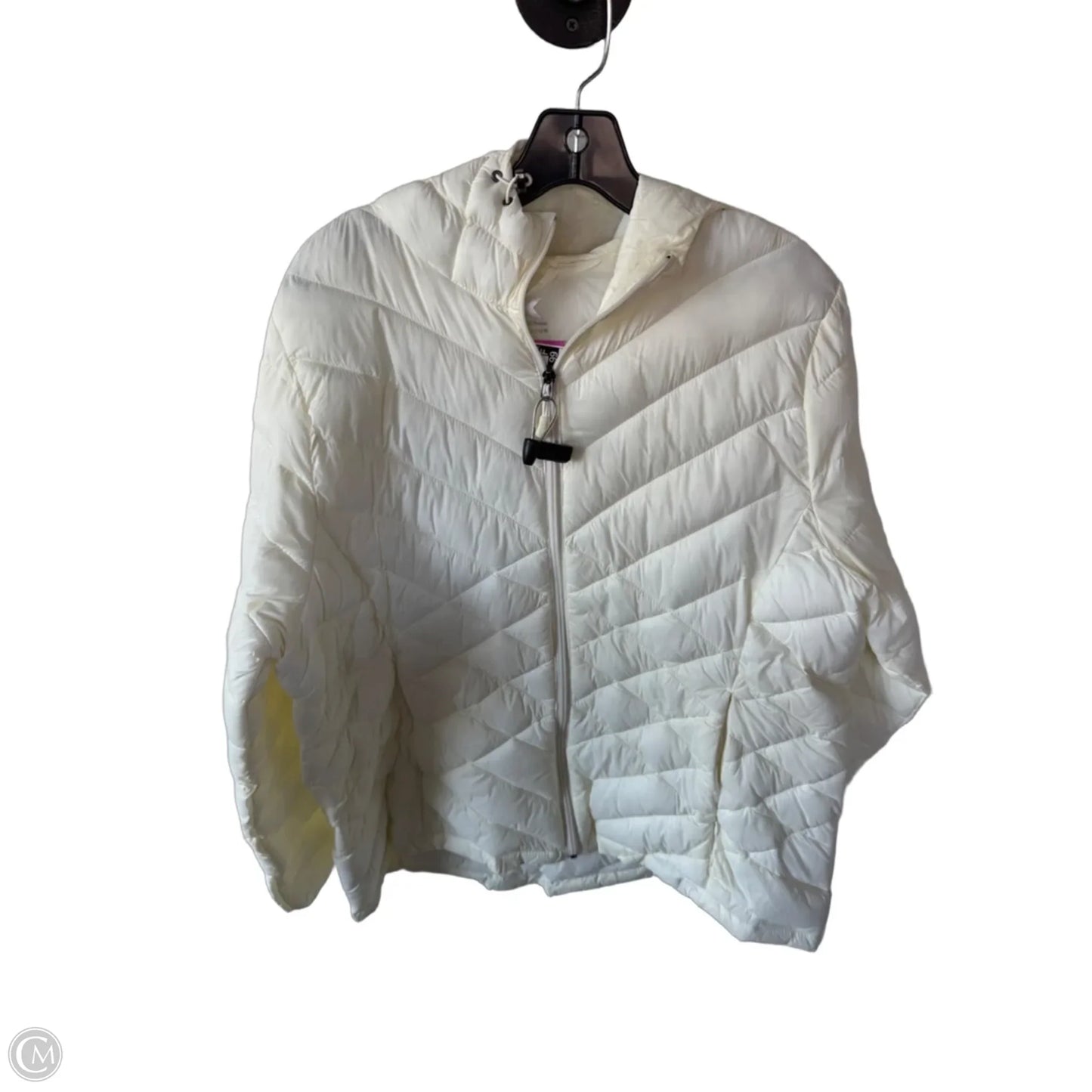 Jacket Puffer & Quilted By Zero Xposure In Cream, Size: Xxl