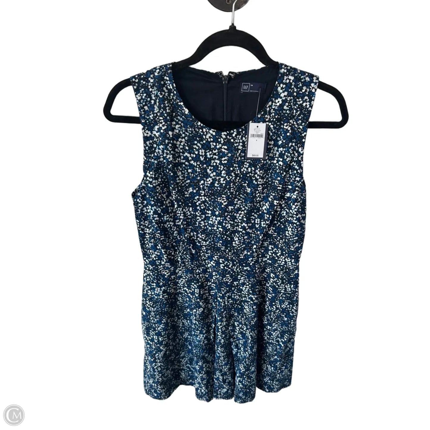 Dress Work By Gap In Blue & White, Size: S