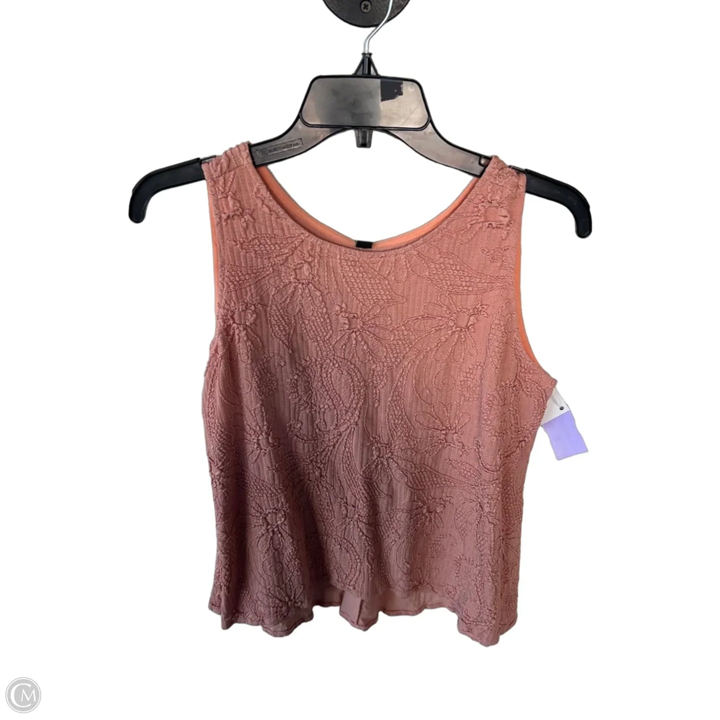Blouse Sleeveless By Cmc In Peach, Size: M
