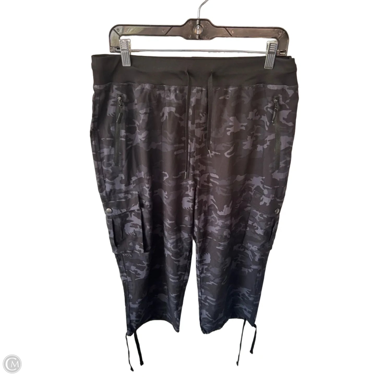 Pants Cropped By Popfit In Camouflage Print, Size: 12