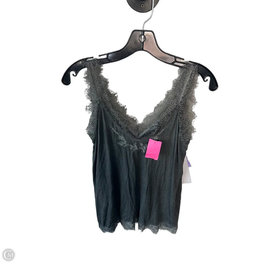 Top Sleeveless By Pol In Grey, Size: M