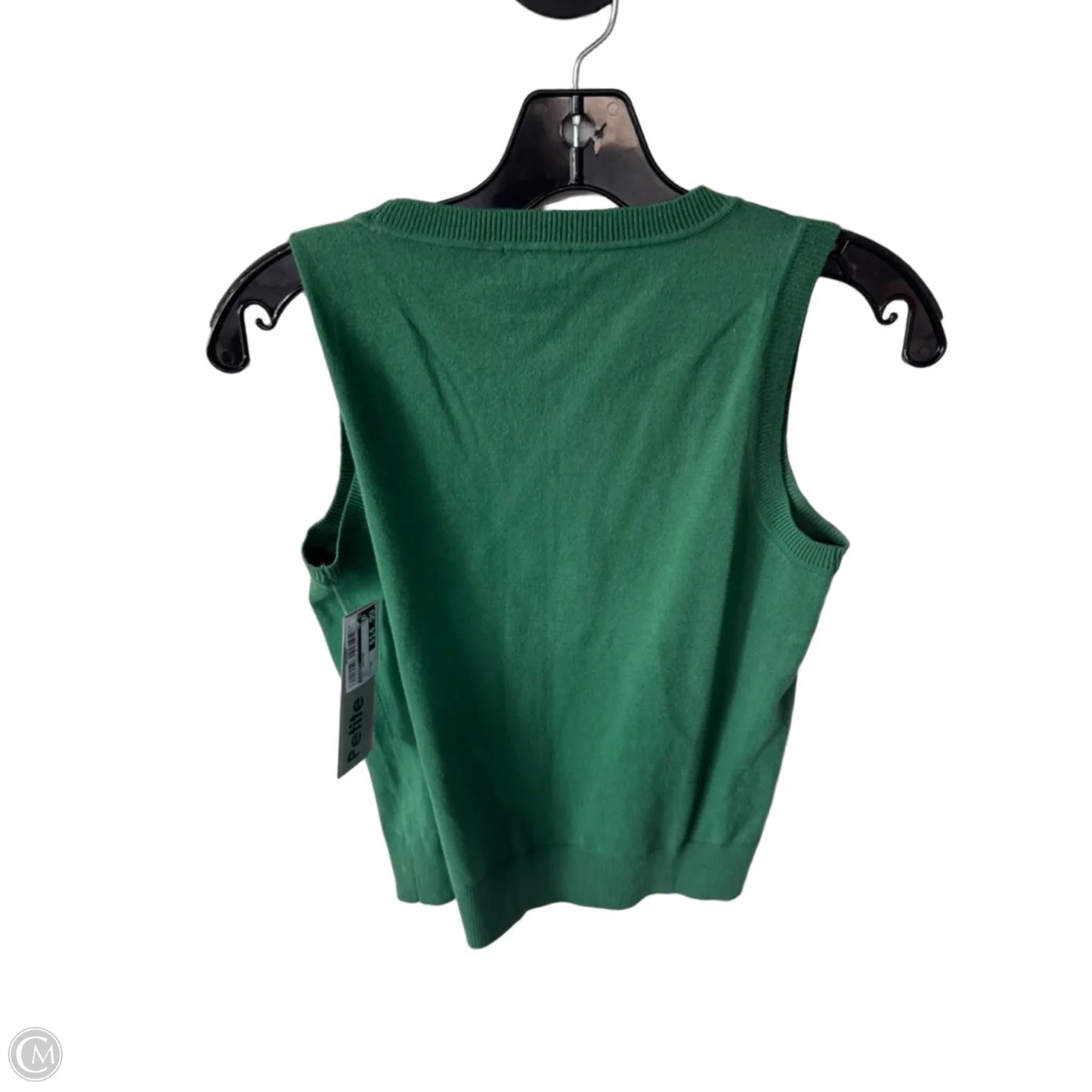 Vest Sweater By Talbots In Green, Size: Sp