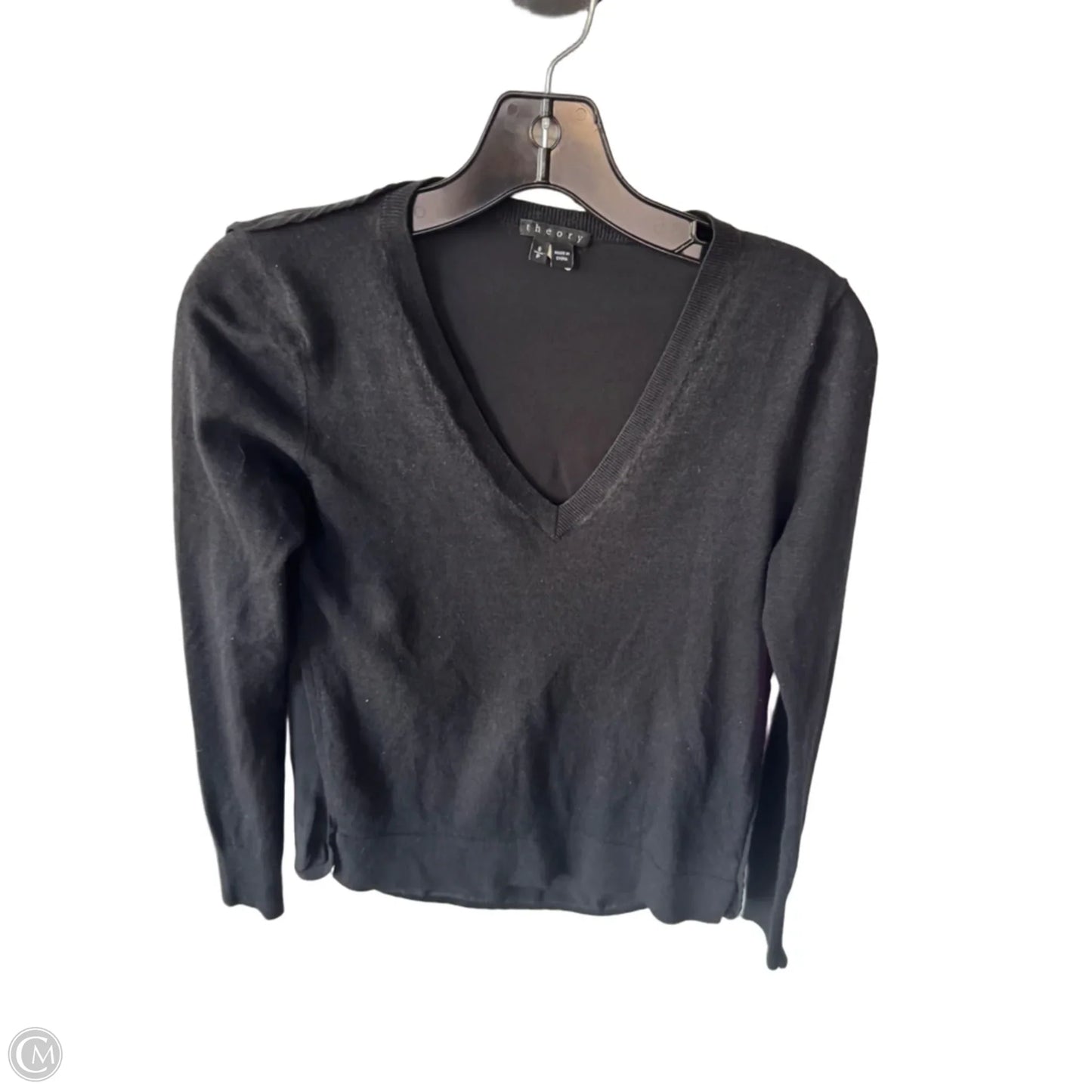 Sweater By Theory In Black, Size: S