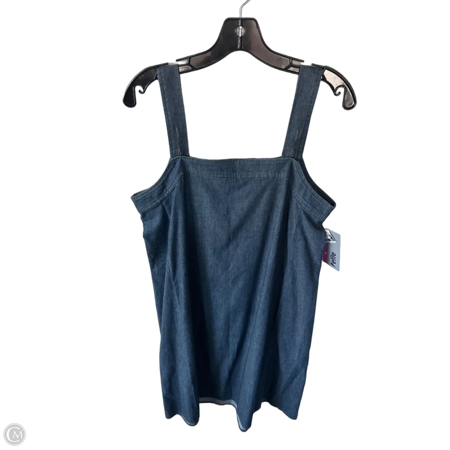 Dress Casual Midi By Eileen Fisher In Blue Denim, Size: Mp