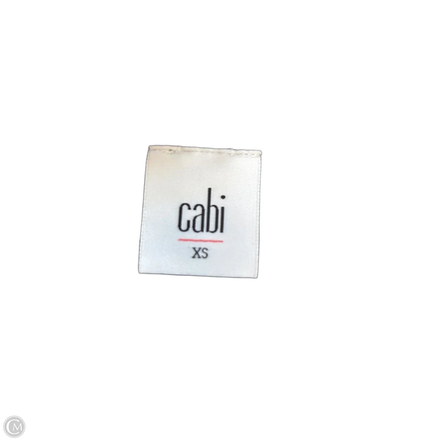 Blouse Sleeveless By Cabi In Blue & White, Size: Xs