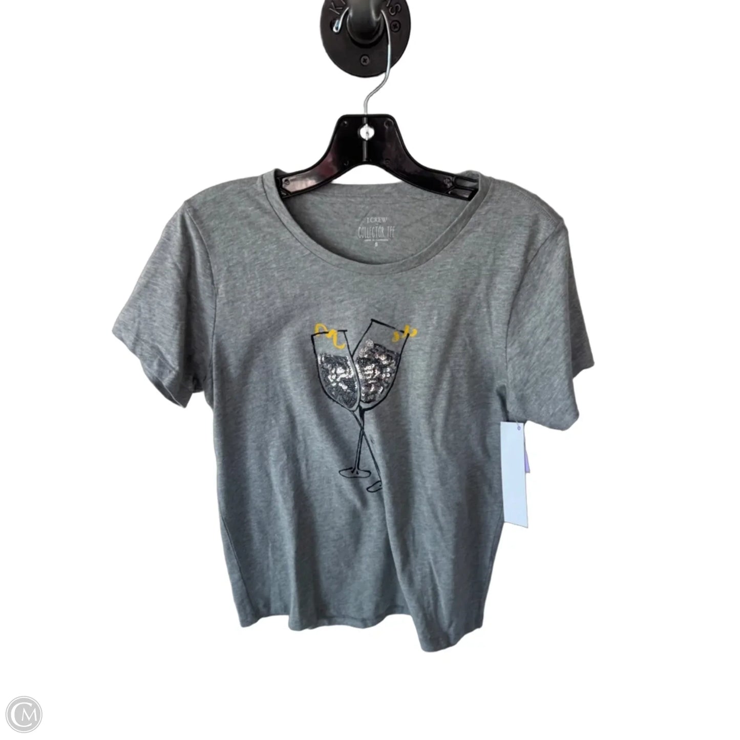 Top Short Sleeve By J. Crew In Grey, Size: S