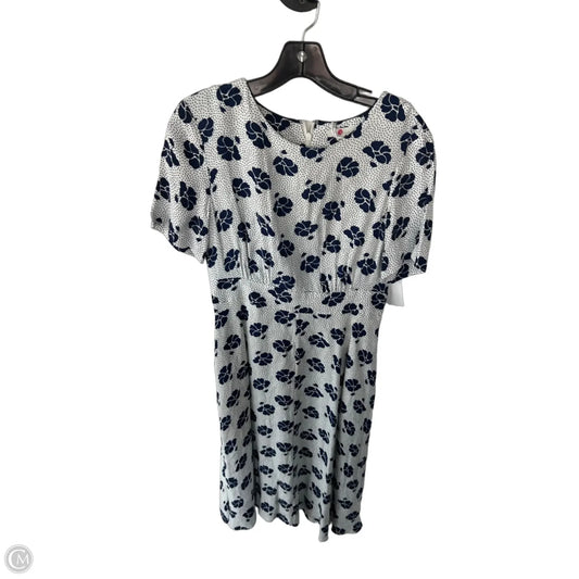 Dress Work By Boden In Blue & White, Size: S