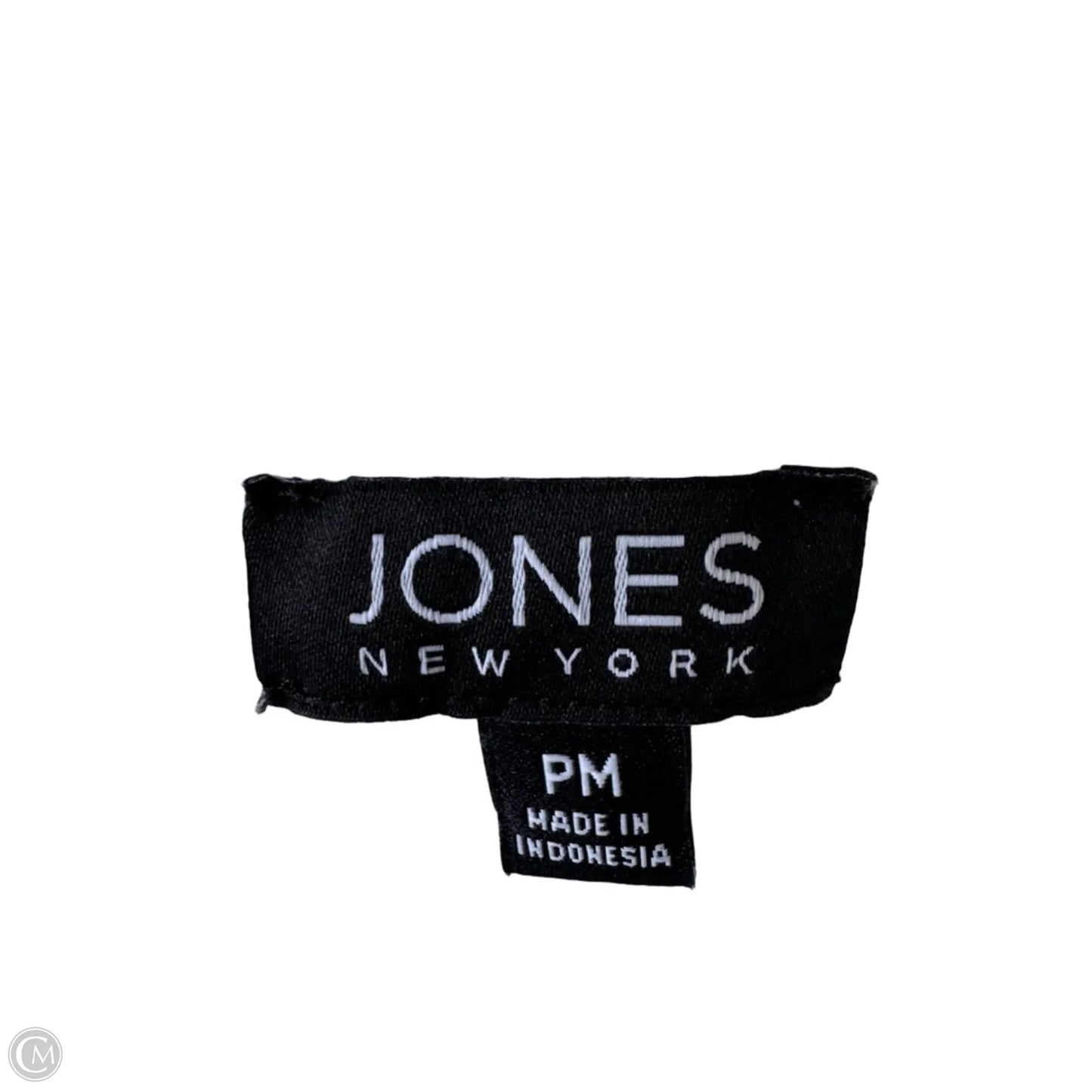 Blouse 3/4 Sleeve By Jones New York In White, Size: Mp
