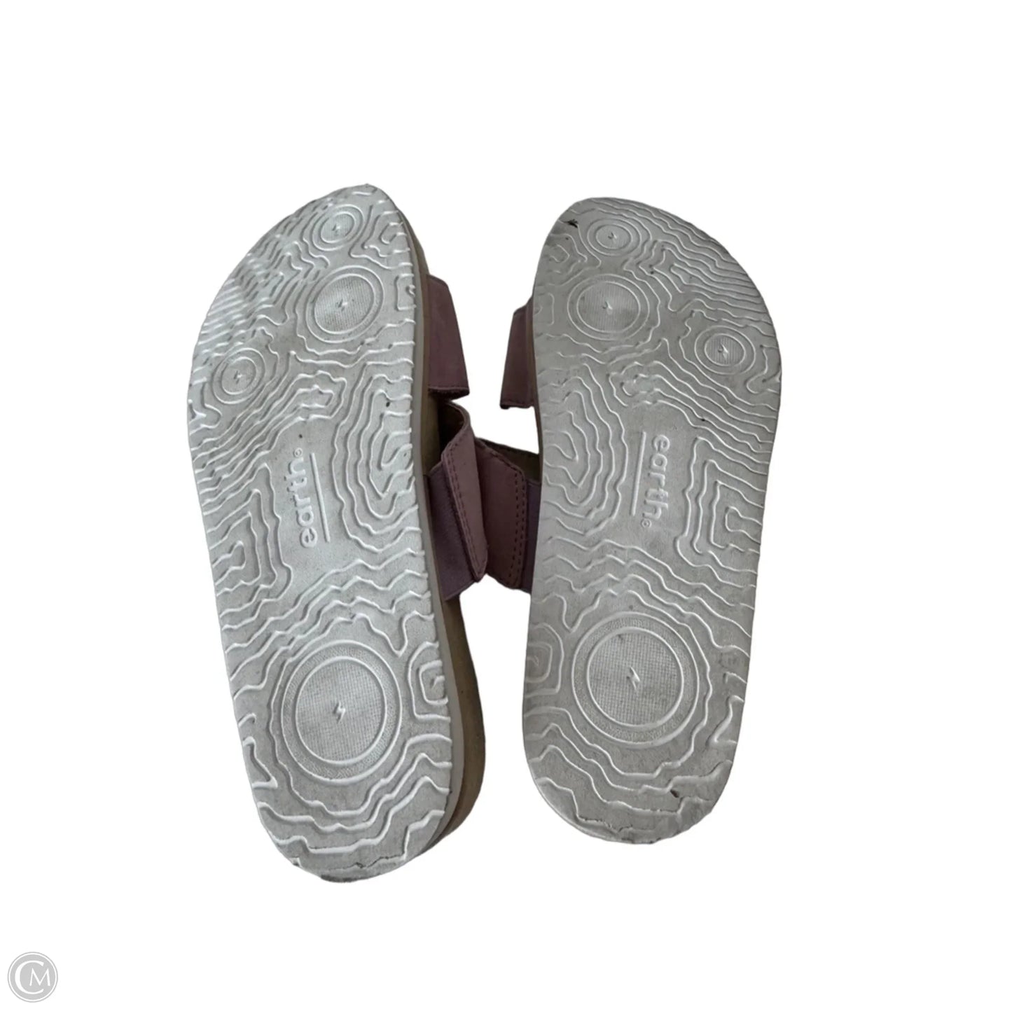 Sandals Flats By Earth In Pink, Size: 8.5