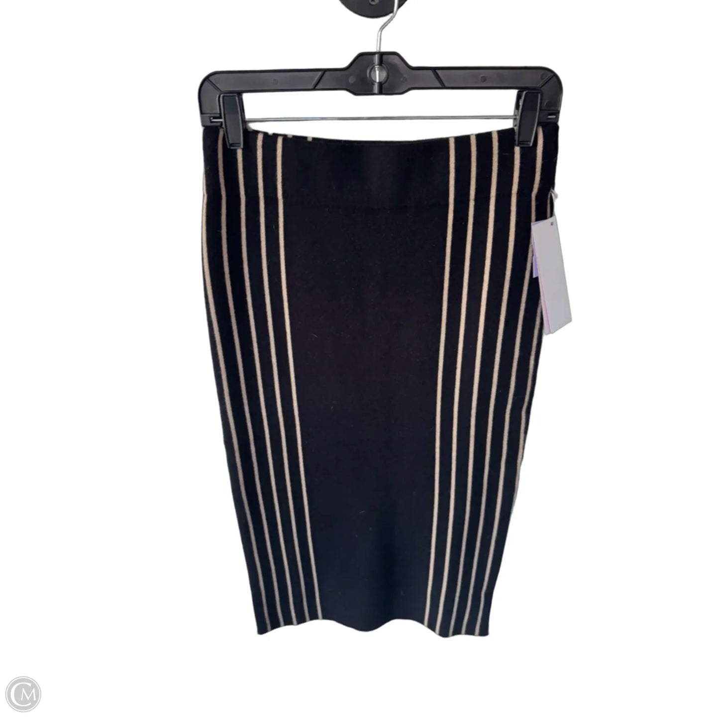 Skirt Midi By Ann Taylor In Black & Tan, Size: 4p